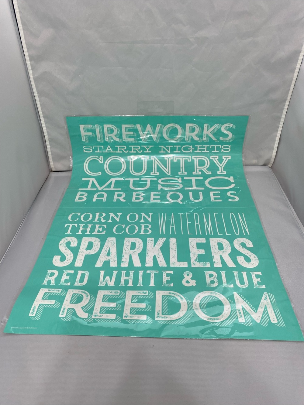 Chalk Couture Large Summer/July Graphic Print